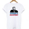 Where’s Hunter Trump T-shirt ER29N
