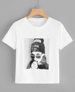 Women Figure Print T-shirt FD22N