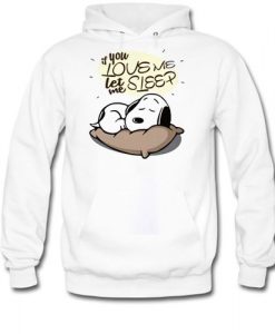 sleep Snoopy hoodie AI30N