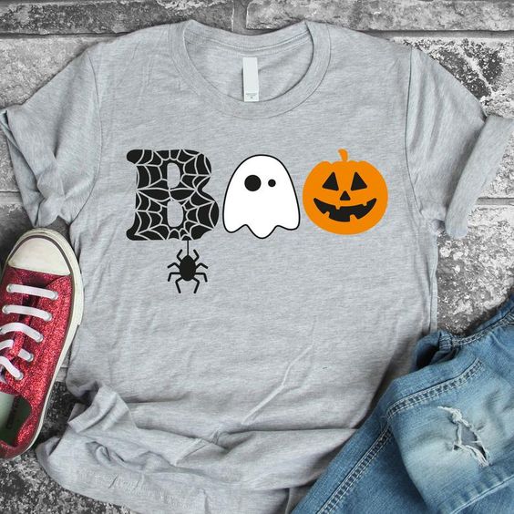 Boo Hallowen T-Shirt ND21D
