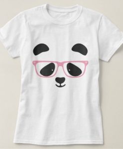 Cute Panda Pink T-Shirt ND21D