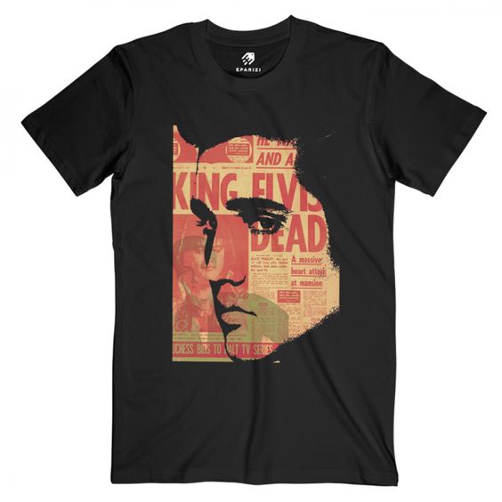 Dead Elvis T Shirt Graphic T-Shirt VL5D