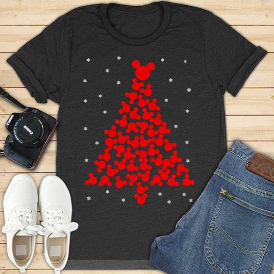 Disney christmas tree T-Shirt VL6D