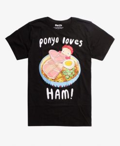 Ghibli Ponyo Ham T Shirt ER3D