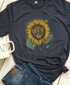 Let it Bee Sunflower Tee Shirt FD20D
