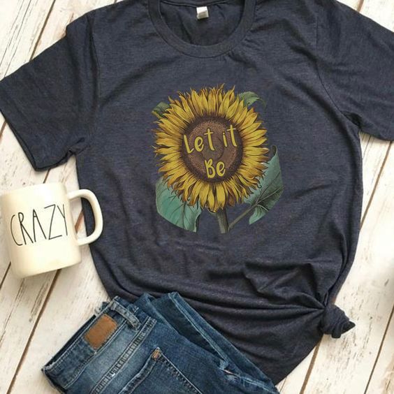 Let it Bee Sunflower Tee Shirt FD20D