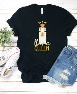 Llama Queen Shirt Fd20D