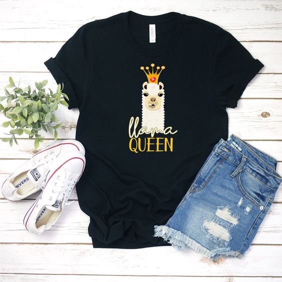 Llama Queen Shirt Fd20D