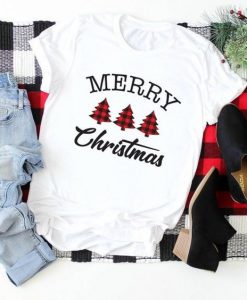 Merry Christmas Womens T-Shirt EM7D