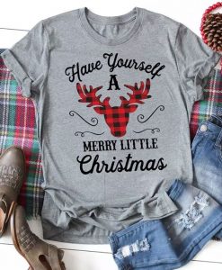 Merry Little Chirtmas T-Shirt EM9D