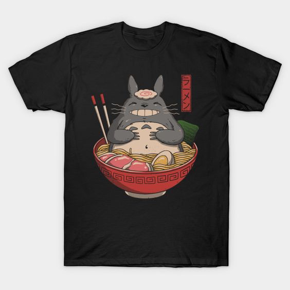 Neighbor Totoro ramen T-shirt ER3D