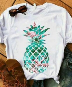 Pineapple Flamingo T-Shirt EM3D