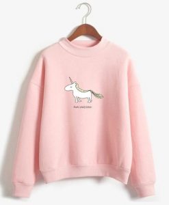 Run Unicorn Turtleneck sweatshirt ER3D