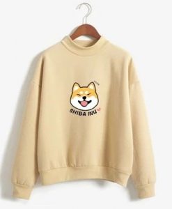 Shiba Inu Anime Printed Sweatshirt ER2D