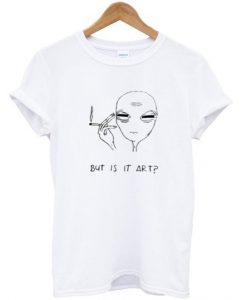 Smoking Alien T -shirt ER2D