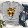 Sunflower Skull T-Shirt EM3D