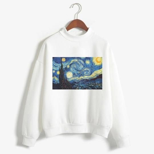 Van Gogh Crewneck Sweatshirt D4AZ