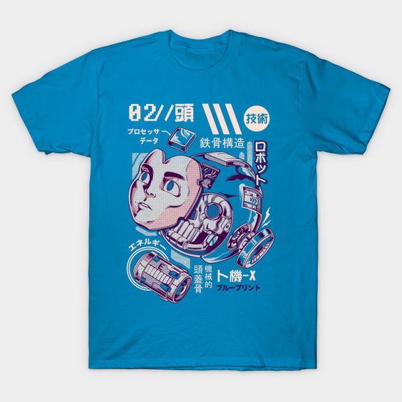 X's head -Astro Boy T-Shirt RS26D