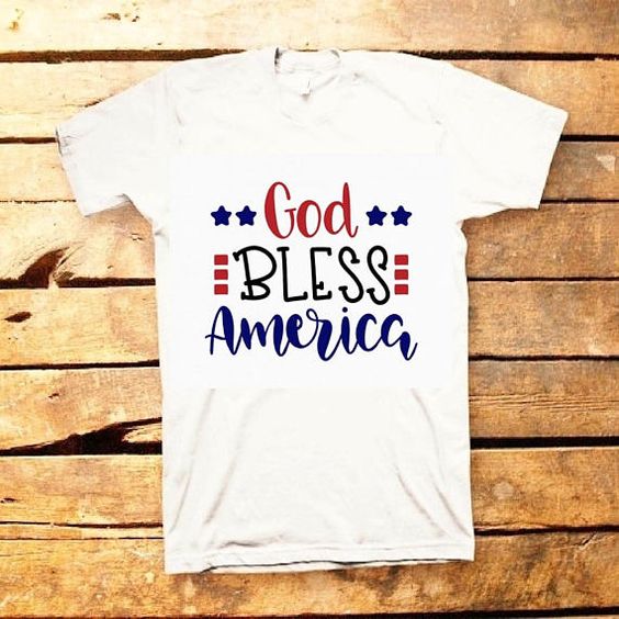 God Bless America T-Shirt ND27J0