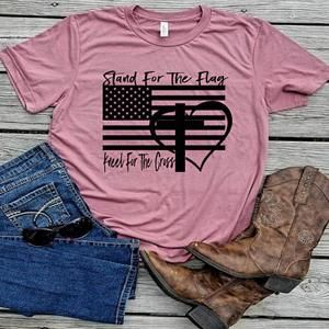 Stand American Flag T-Shirt ND27J0