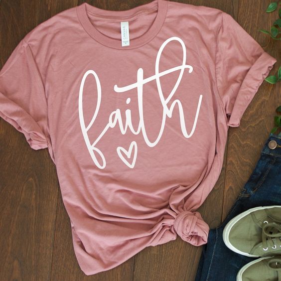 Cute Faith T shirt SR3F0