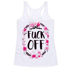 Floral Fuck Off Tanktop TY29F0
