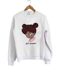 Girl Power Anime Sweatshirt EL10F0