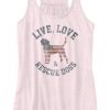 Live Love Rescue Dog Tanktop TY29F0