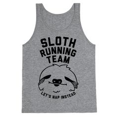 Sloth Running Time Tanktop TY29F0