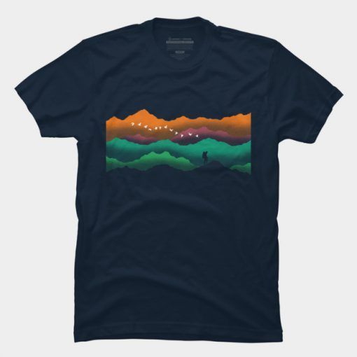 Colorful Mountain T-Shirt DF3M0