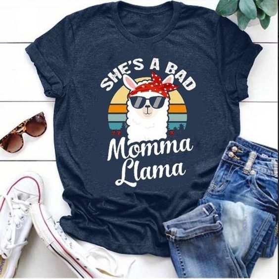 Momma Llama T Shirt SE9M0