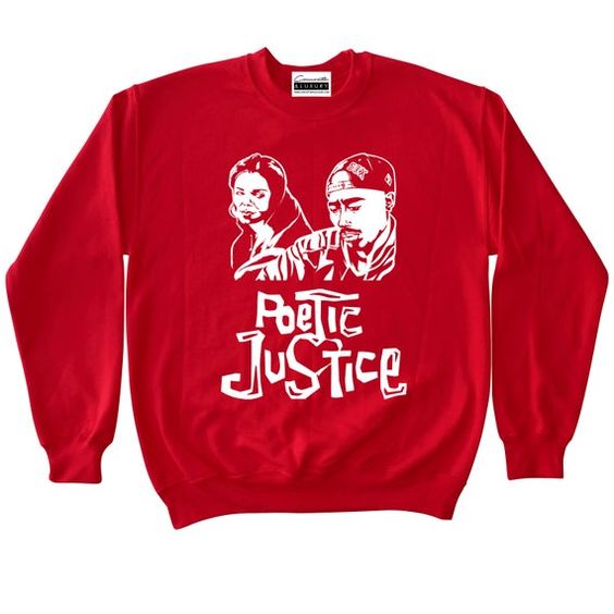Poetic Justice Red Sweatshirt AN19M0