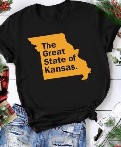State of Kansas T Shirt LY24M0