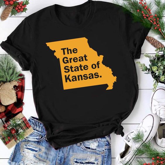 State of Kansas T Shirt LY24M0