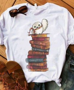 Book and Owl T Shirt EP3A0