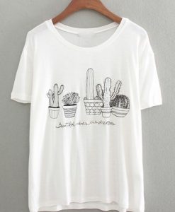 Cactus Emboired T-shirt ND8A0