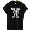 Just Married T-Shirt ND21A0