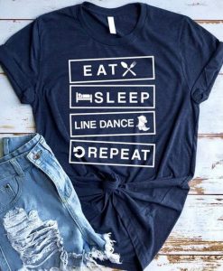 Line Dance Repeat T Shirt SP16A0