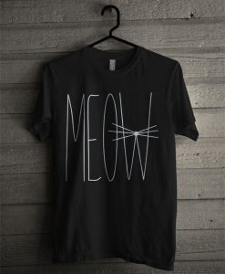 Meow Funny Cat T Shirt SP16A0