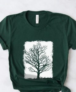Winter Tree Silhouette Tshirt YT13A0