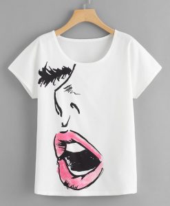 Face TeeFor Women T-Shirt ND8M0
