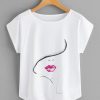 Lip Tee Women T-Shirt ND8M0