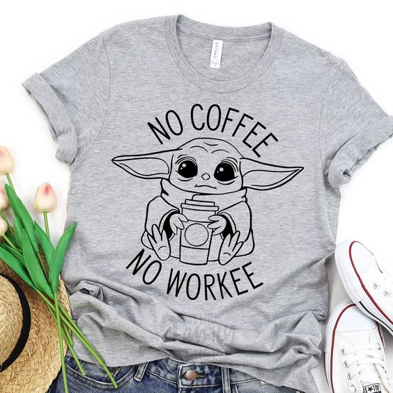 No Workee Yoda T-Shirt AN21JL0