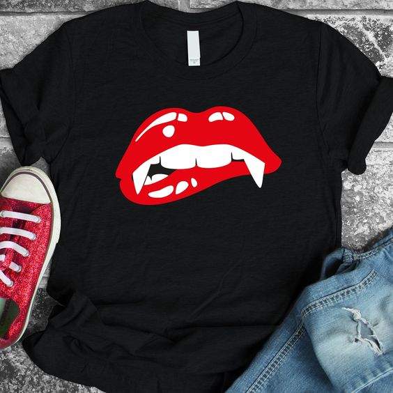 Vampire Lips T-Shirt AN21JL0