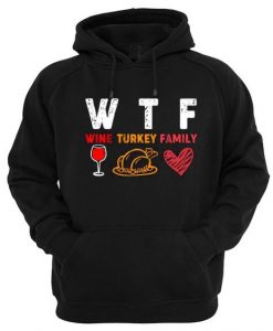 Wine Turkey Family Hoodie TA24AG0
