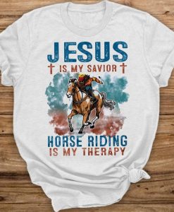 Jesus Is My Savior Horse Tshirt AS2S0