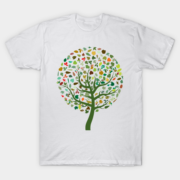 Colorful Abstract Tree T-Shirt AL9N0