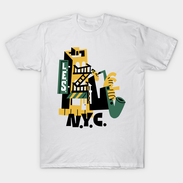 New York City Artwork T-Shirt AL7N0