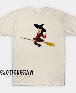 Flying Broom Witch T-Shirt AL2D0