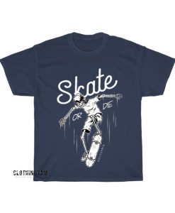 Vintage Skateboarding Art T-Shirt AL28D0
